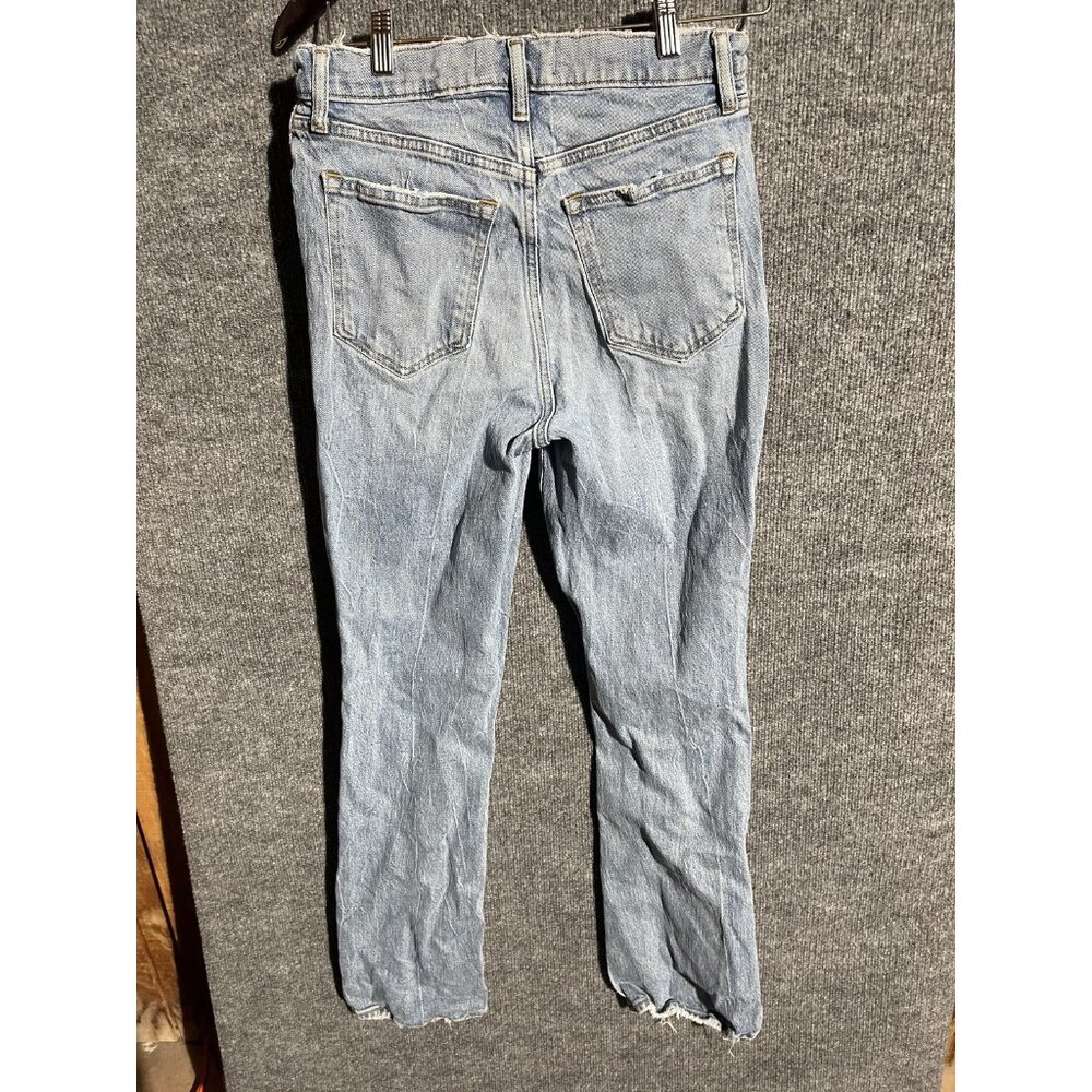 Abercrombie & Fitch The 70s Vintage Flare Jeans Womens 8 Light Wash Denim - Picture 2 of 7